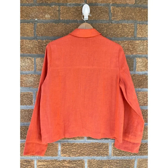 Soludos linen jacket shirt size medium - Picture 8 of 8